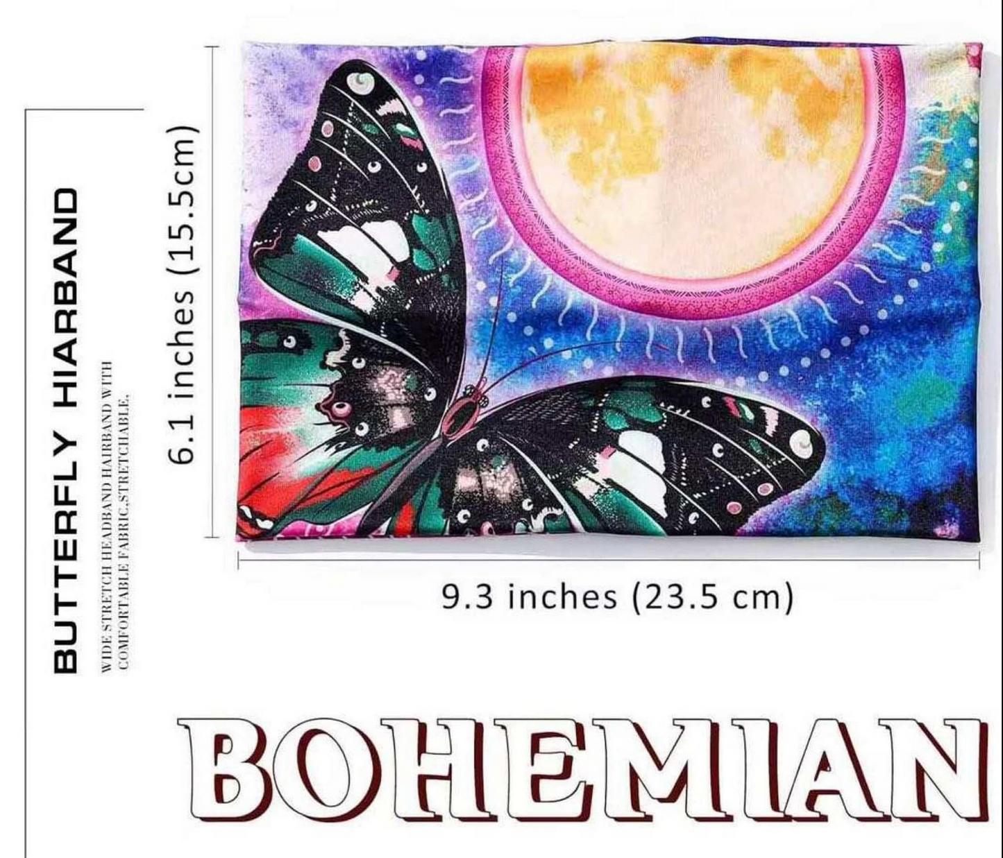 4 Piece Butterfly Headband Set