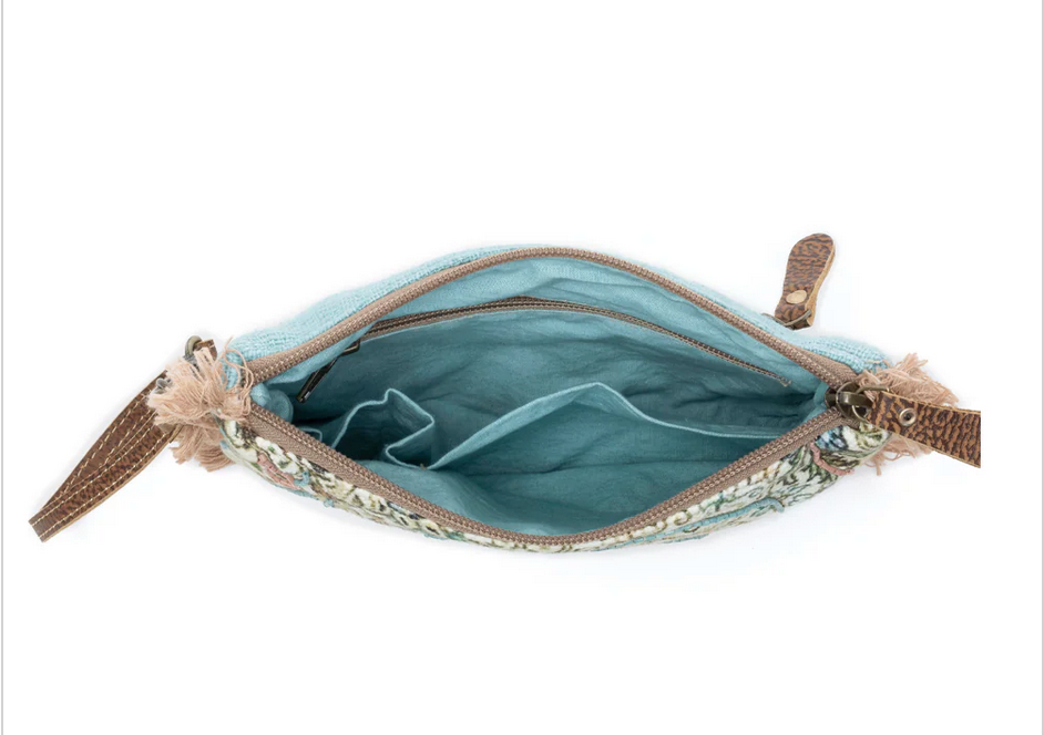 Mystic Meadow Embroidered Pouch