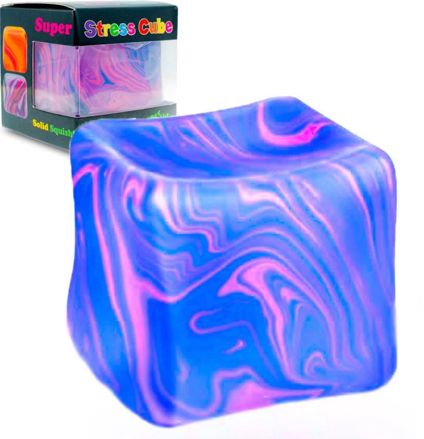 Don't Stress It Cube Squishy