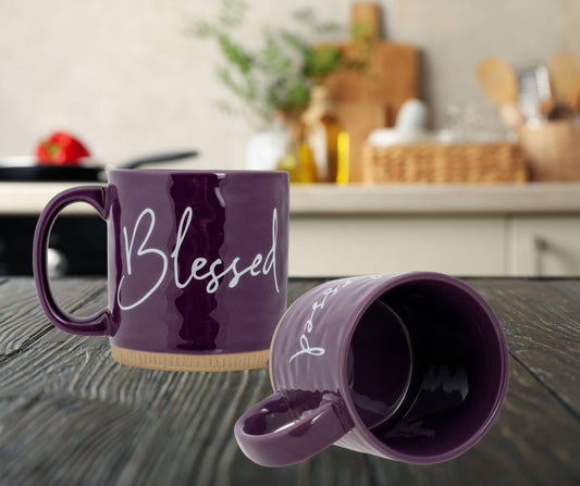 Blessed Purple Ceramic Mug