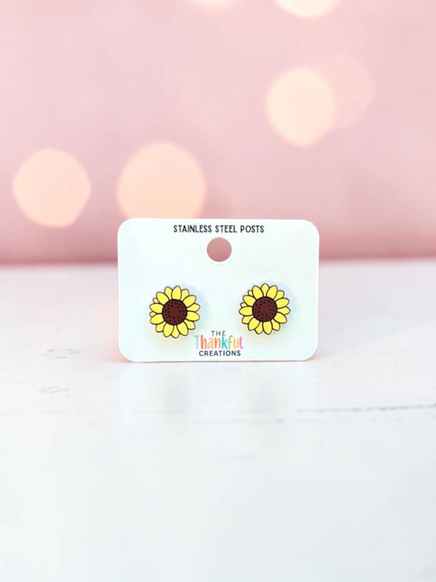 Sunflower Stud Earrings