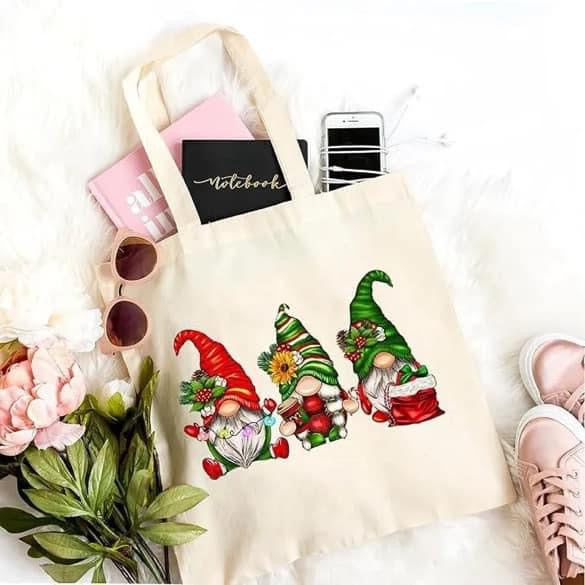 Holiday Canvas Totes