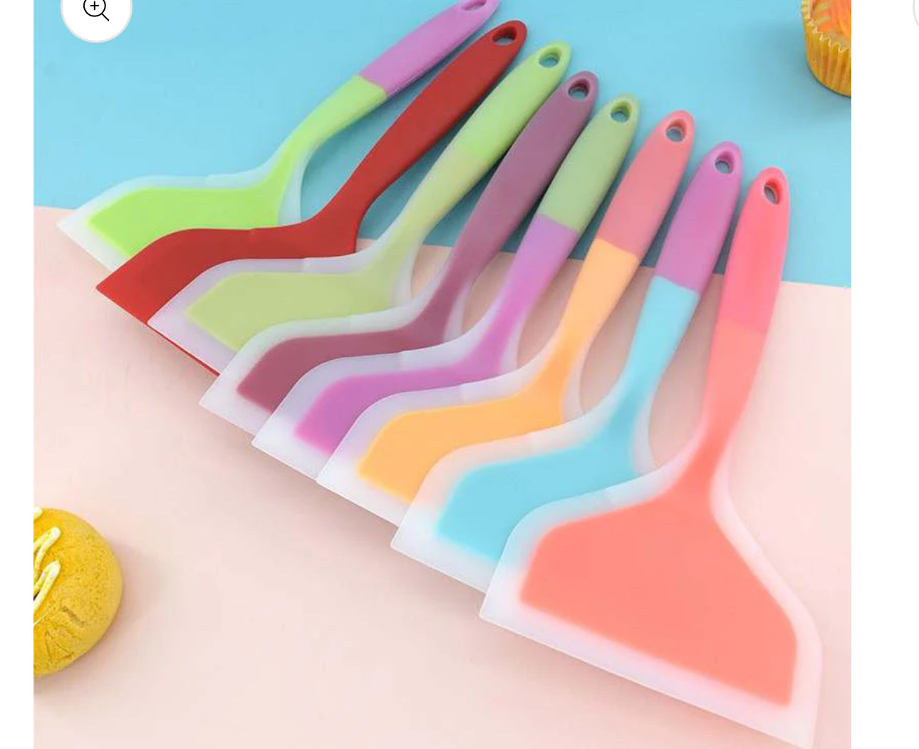 Wide Colorful Spatulas