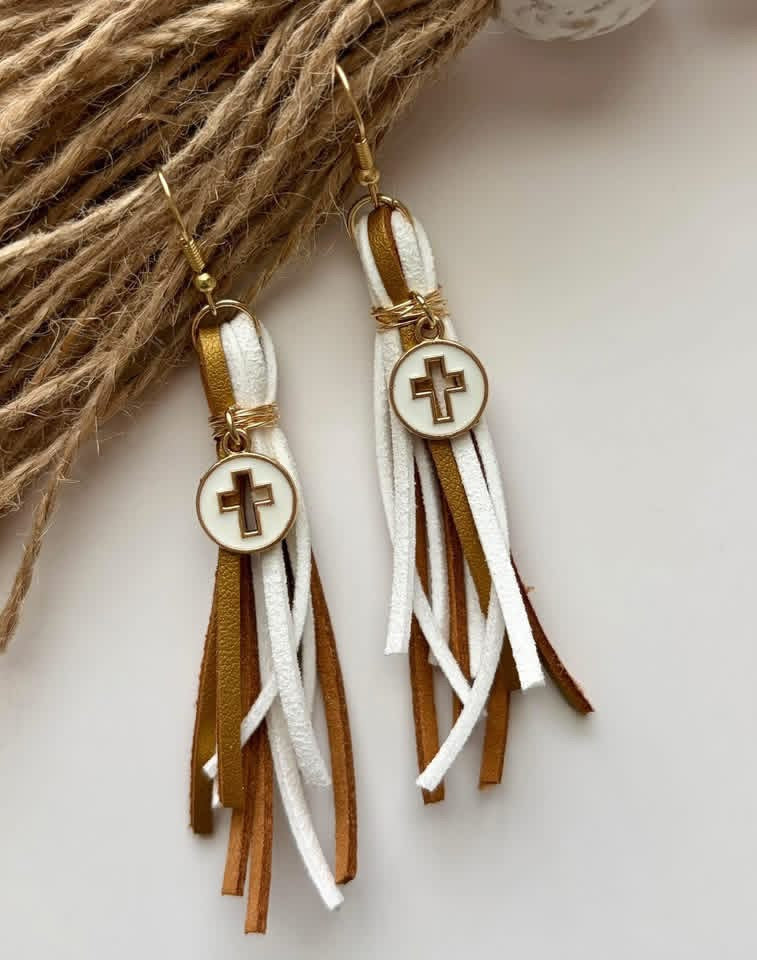 Faithful Fringe Dangle Earrings