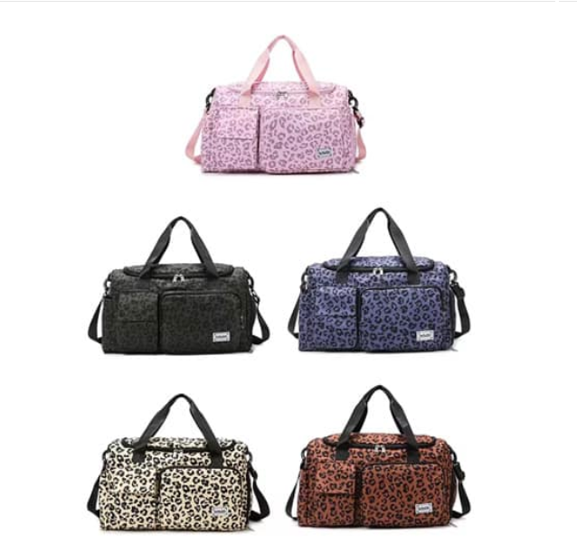 Leopard Duffle