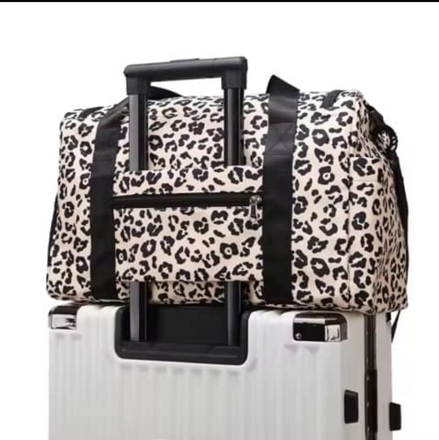 Leopard Duffle