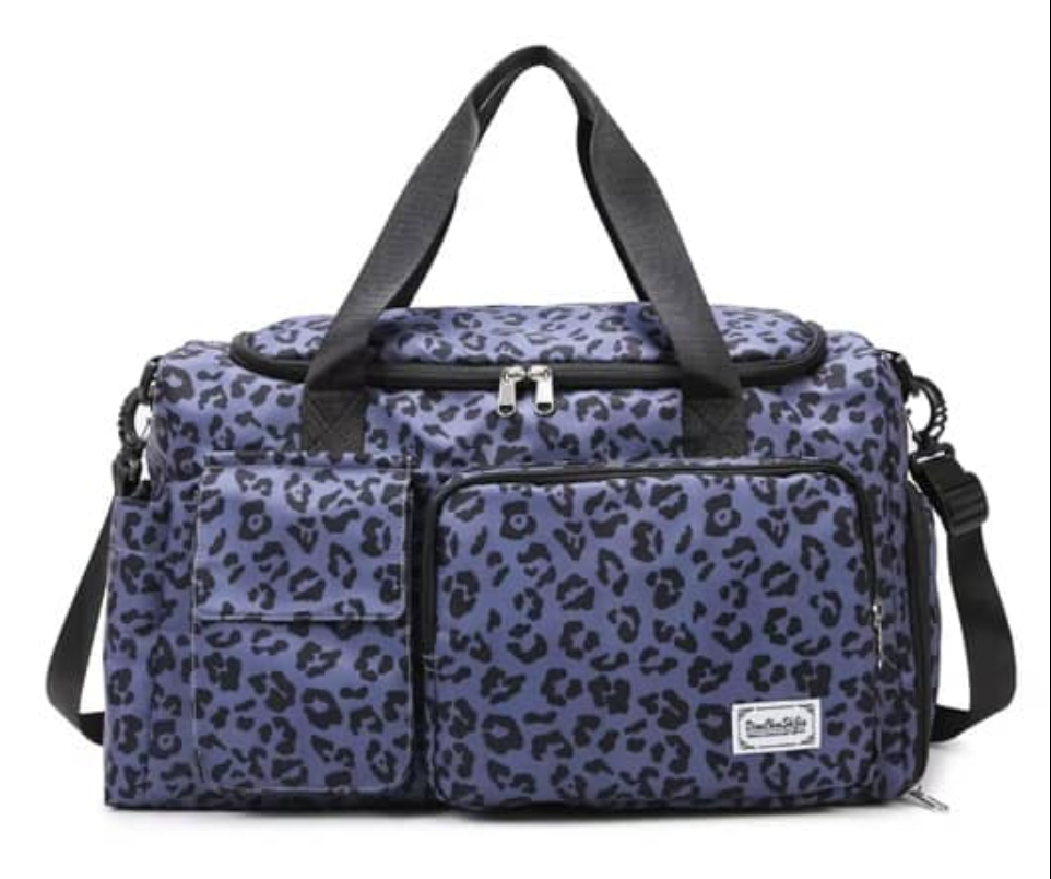 Leopard Duffle