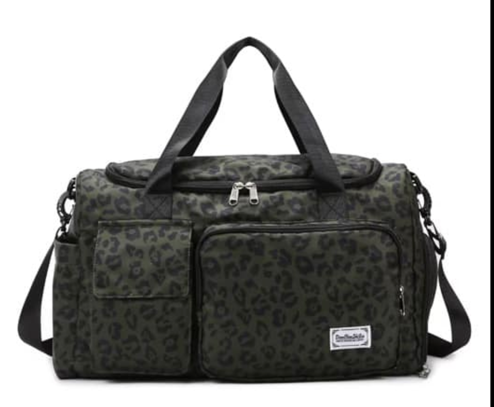 Leopard Duffle