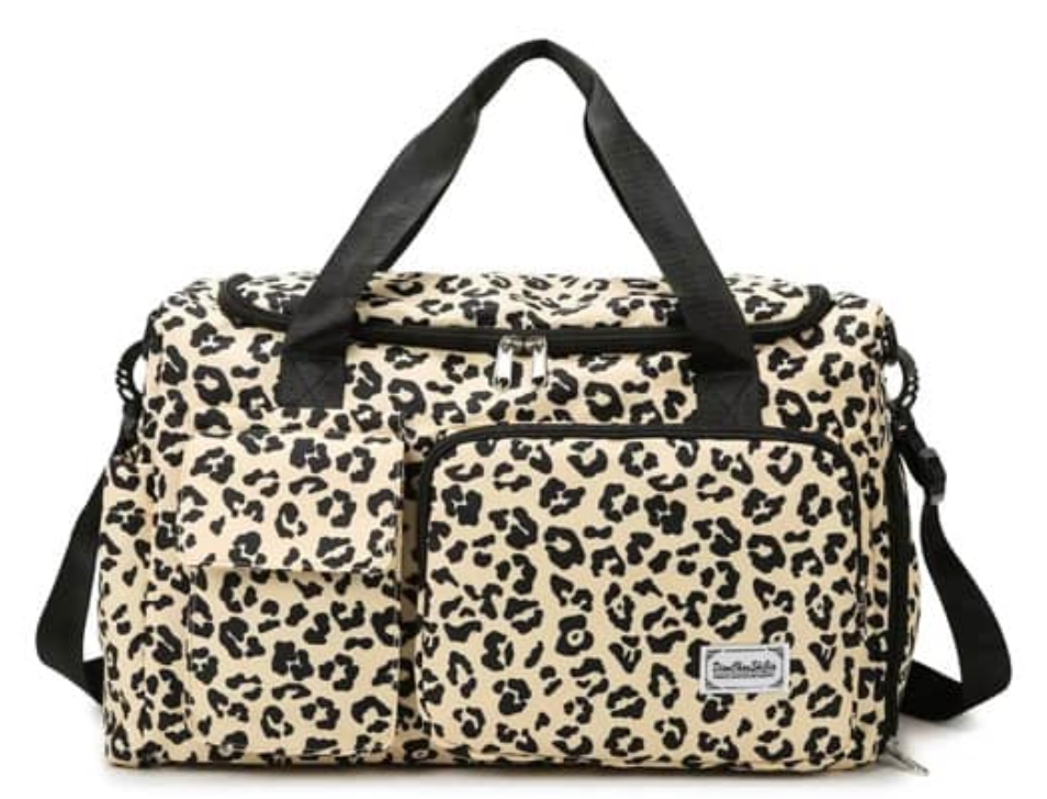 Leopard Duffle