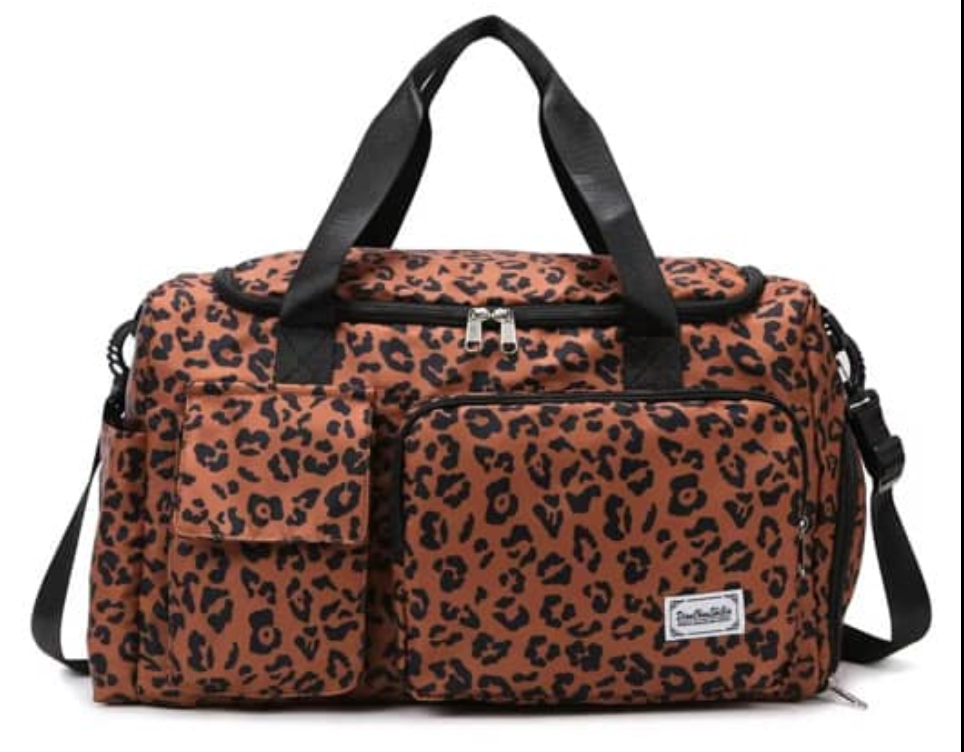 Leopard Duffle
