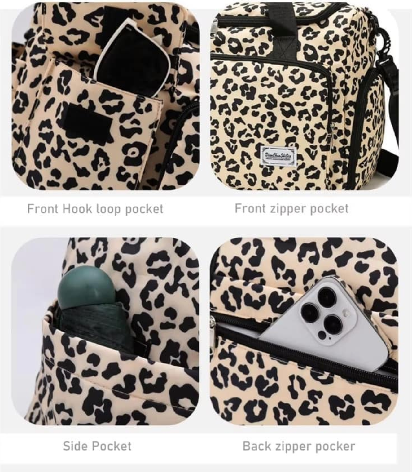 Leopard Duffle