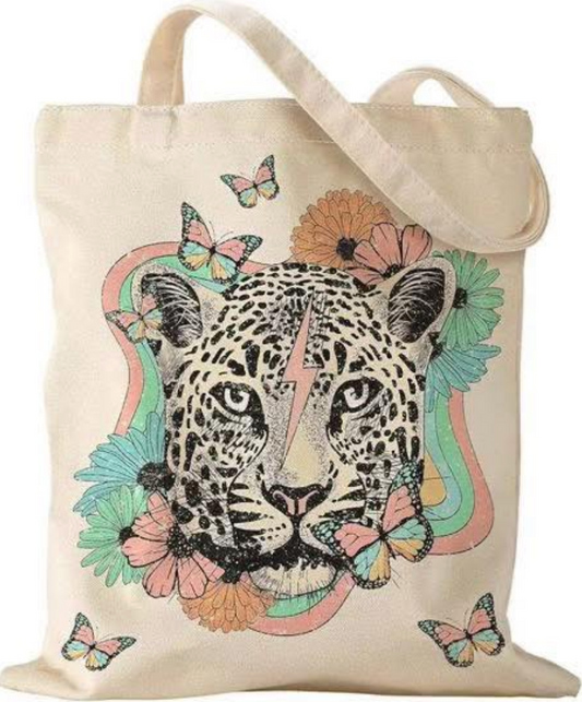 Snow Leopard Tote