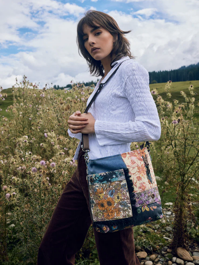 Le Fleur Vintage Satchel Bag