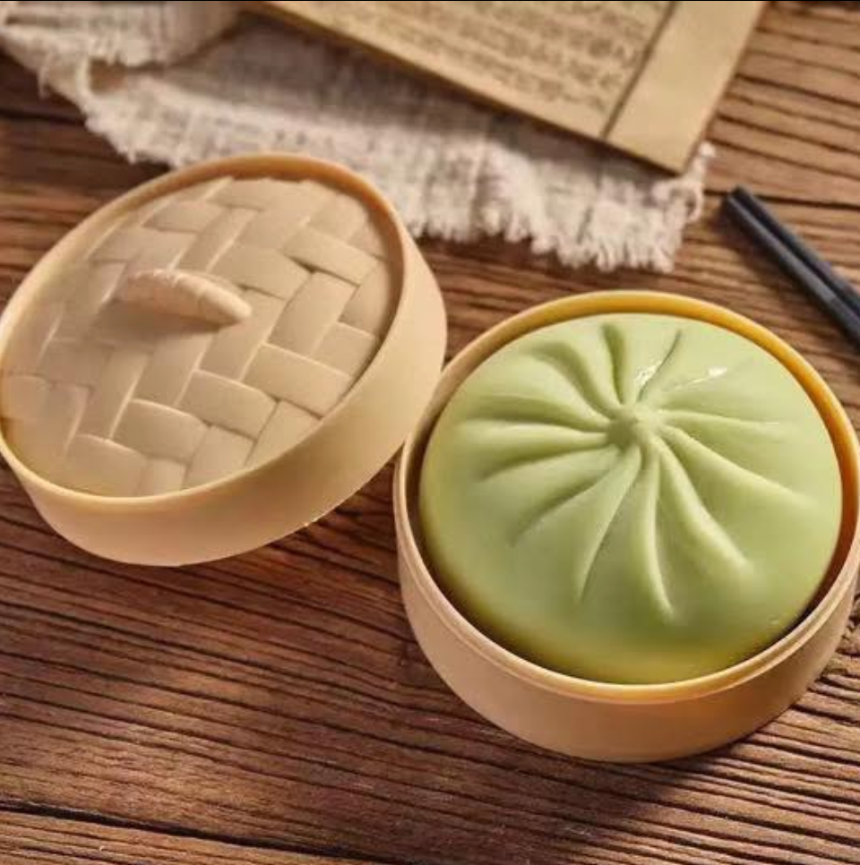 Dumpling Squeeze Squishy with Case