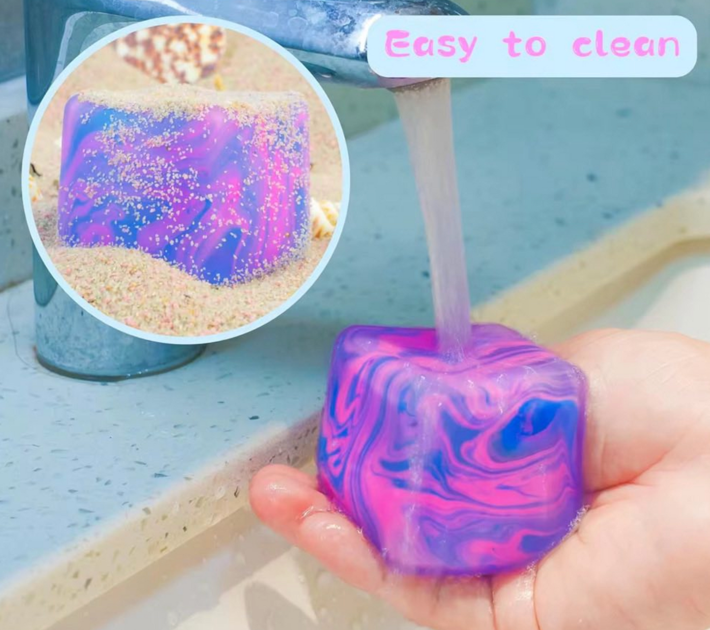 Don't Stress It Cube Squishy