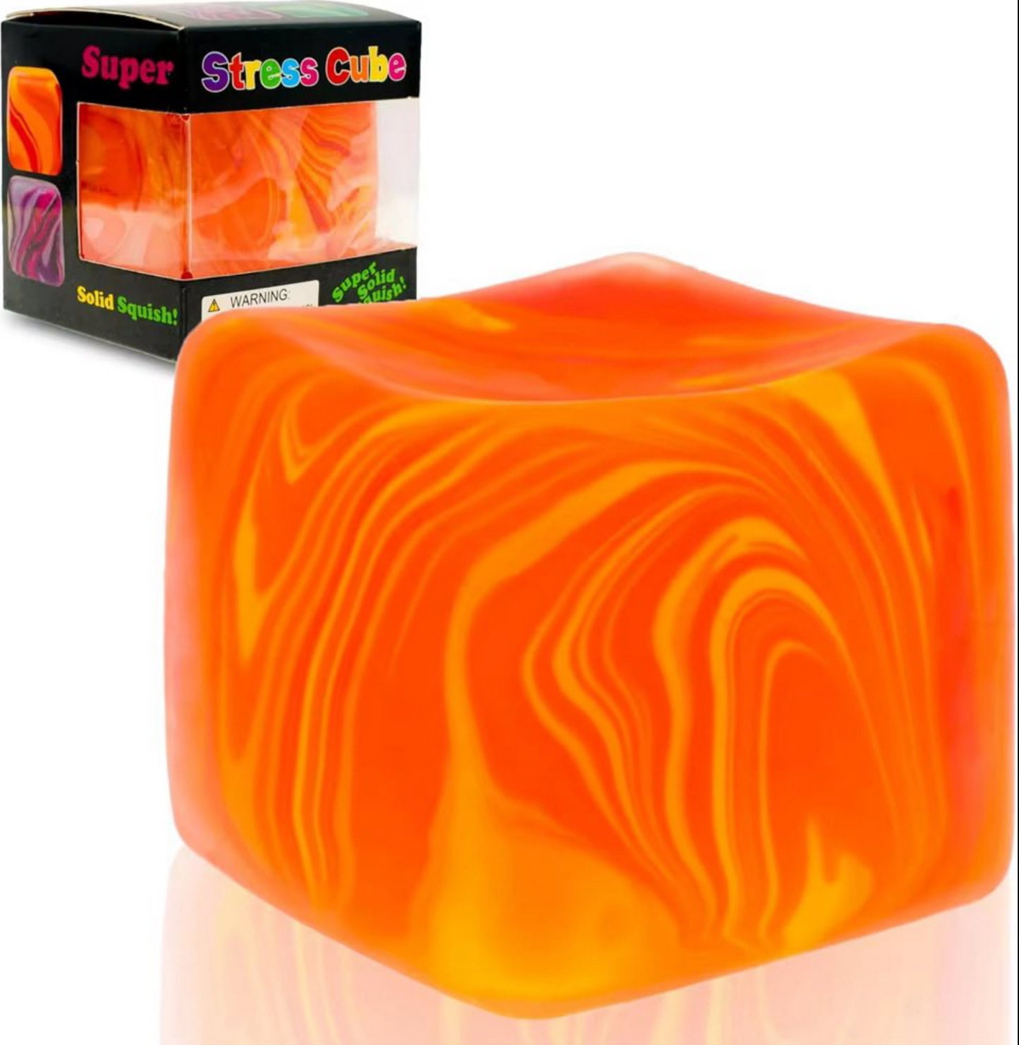 Don't Stress It Cube Squishy