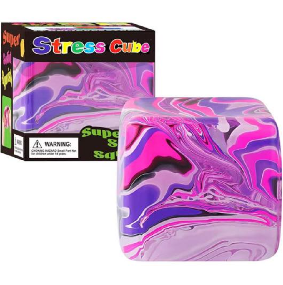 Don't Stress It Cube Squishy