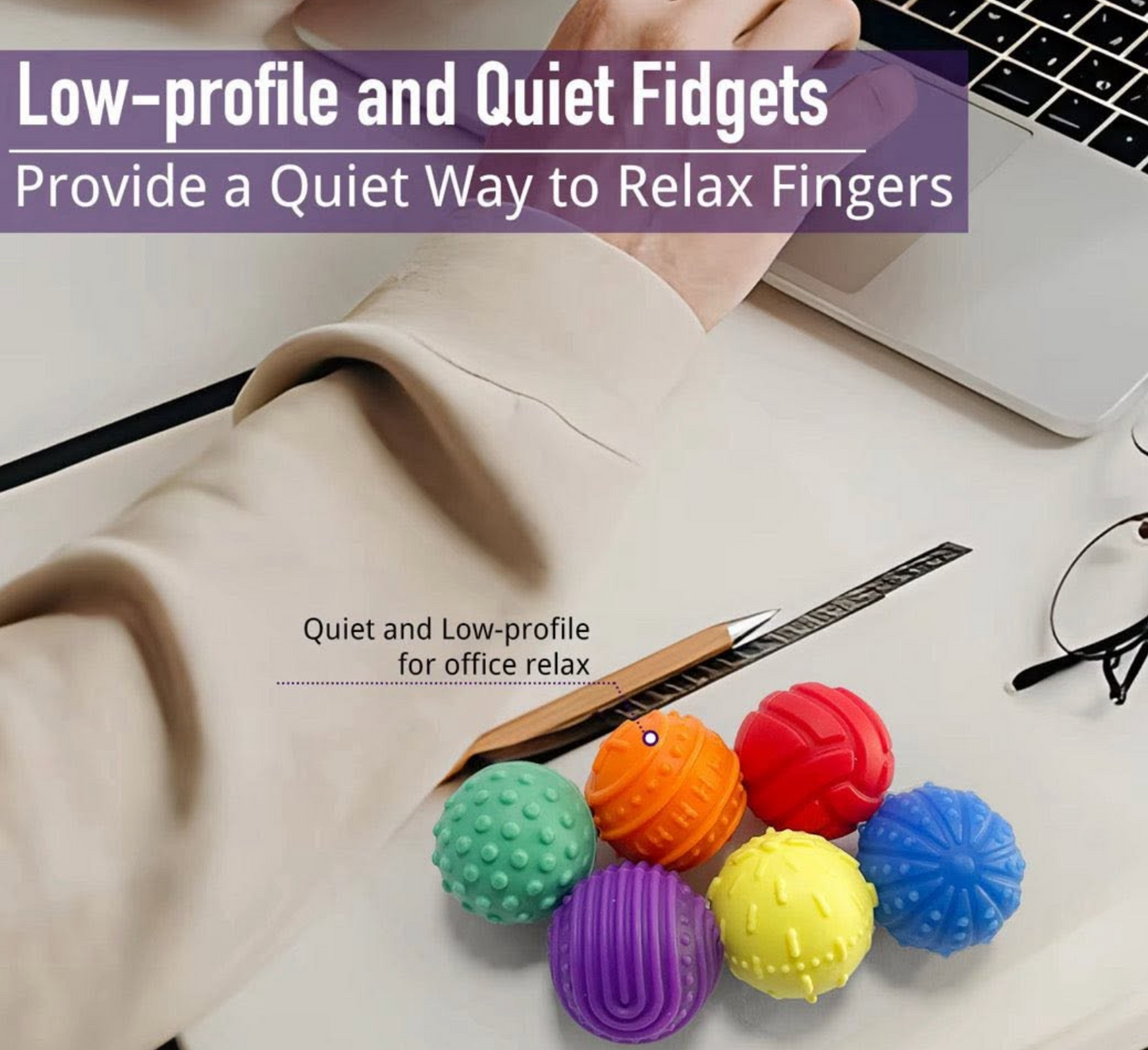 Silicone Magnetic Sensory Ball Set