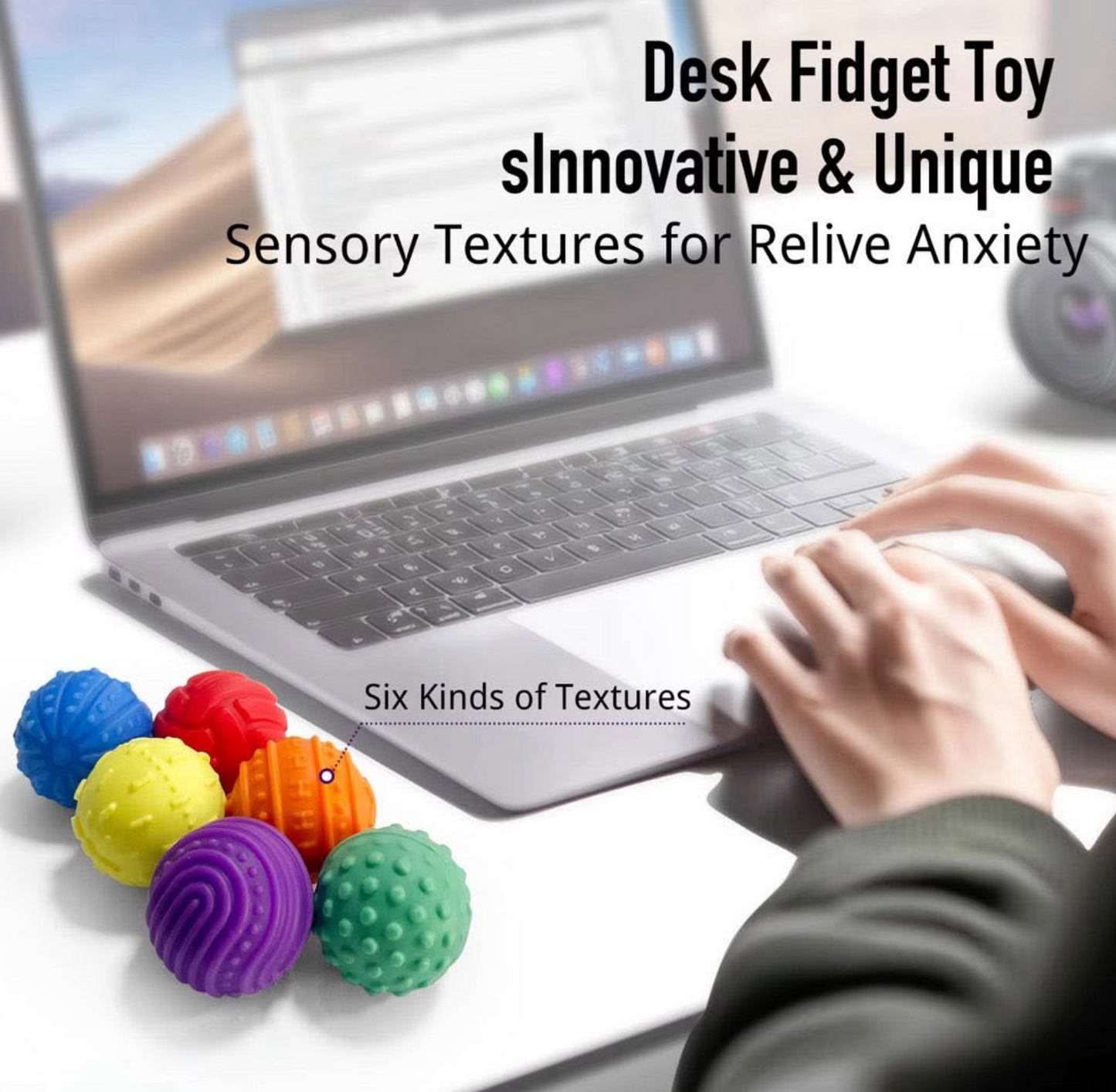 Silicone Magnetic Sensory Ball Set