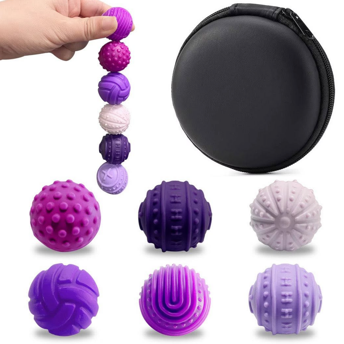 Silicone Magnetic Sensory Ball Set