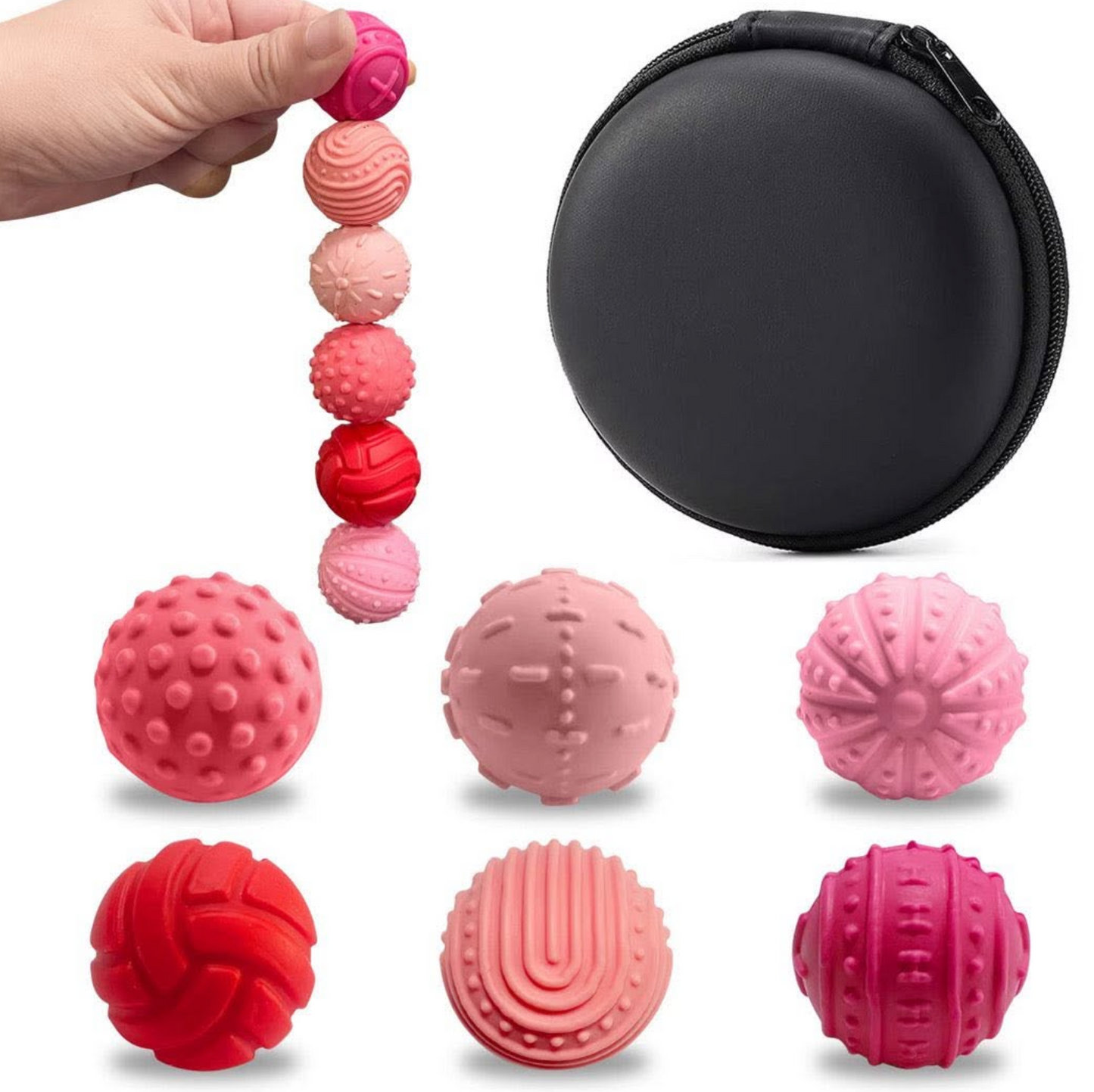 Silicone Magnetic Sensory Ball Set
