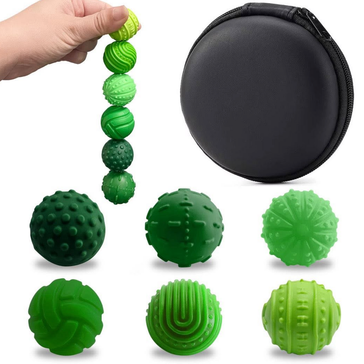 Silicone Magnetic Sensory Ball Set