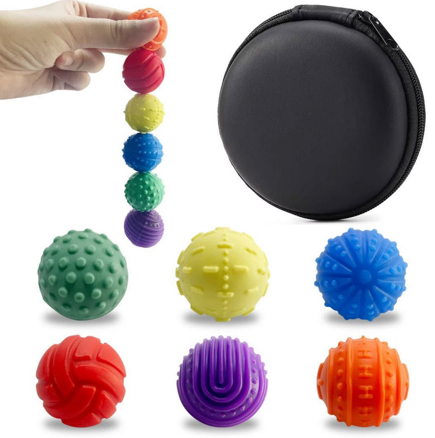 Silicone Magnetic Sensory Ball Set