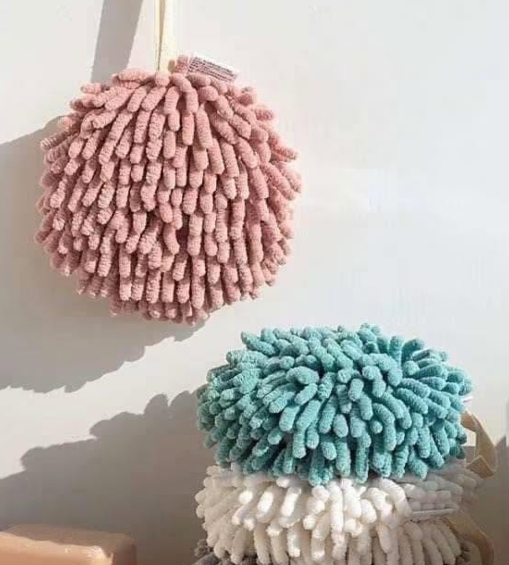 Puff hand towel
